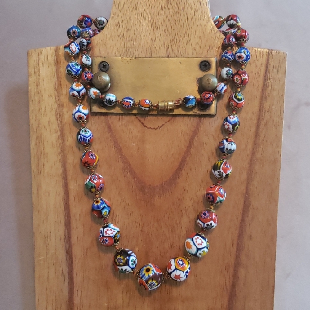 Antique Italian Bead Necklace